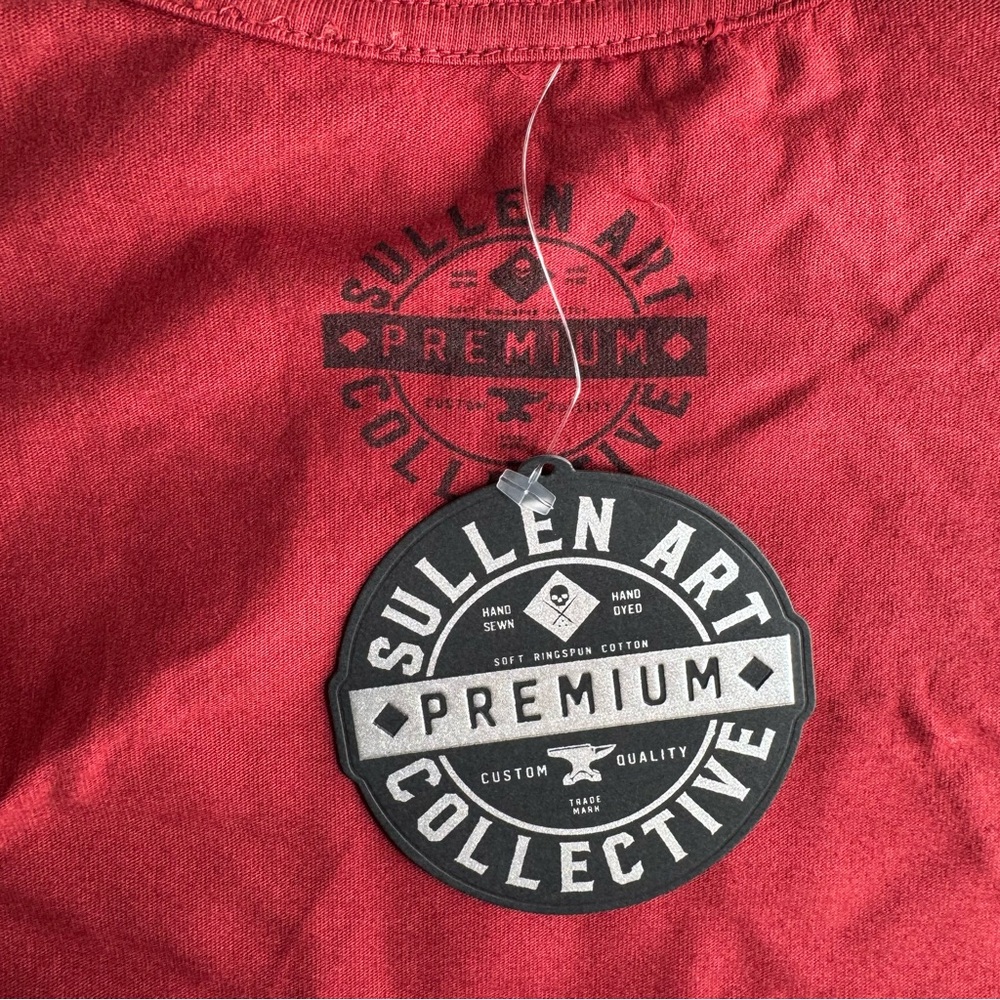 Sullen Art Collective Men’s Graphic T-shirt - Red -Size: Large- NWT - Picture 11 of 12
